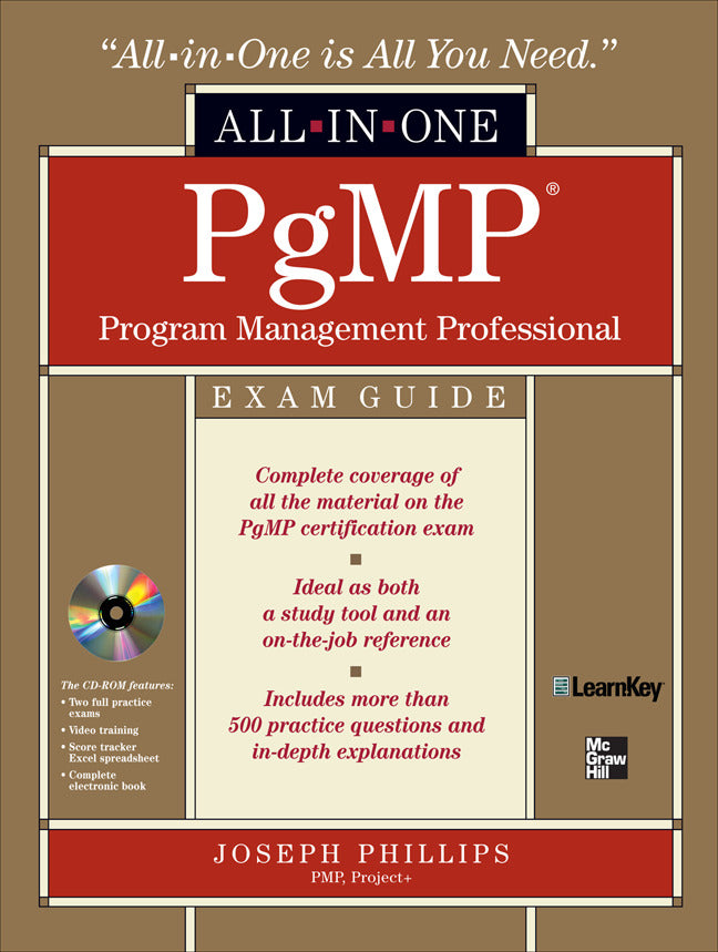 Pgmp Program Management Professional All In One Exam Guide