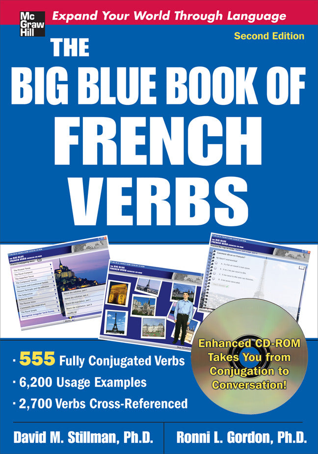 The Big Blue Book Of French Verbs With Cd Rom Second Edition 2e