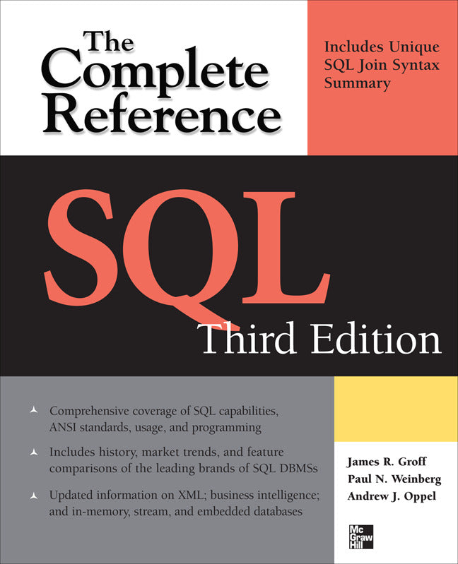 Sql The Complete Reference 3rd Edition 3e