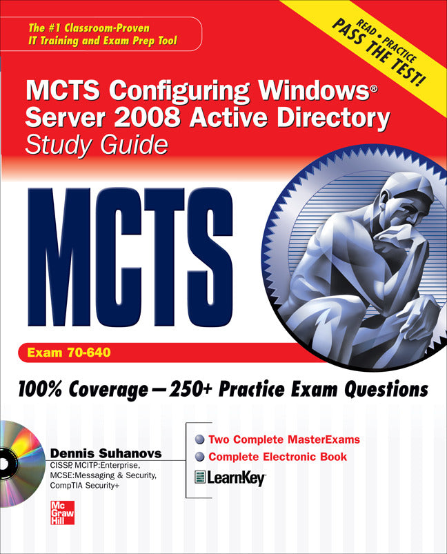 Mcts Windows Server 2008 Active Directory Services Study Guide Exam 70 640 Set