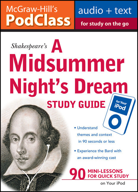 Mcgraw Hills Podclass A Midsummer Nights Dream Study Guide Mp3 Disk