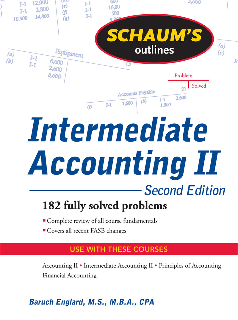 Schaums Outline Of Intermediate Accounting Ii 2ed 2e