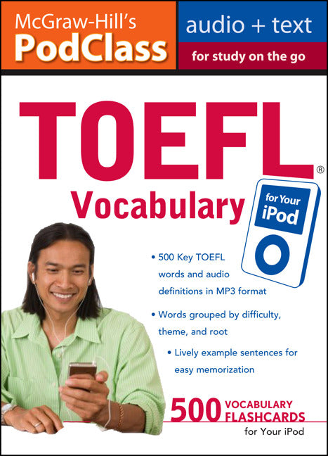 Mcgraw Hills Podclass Toefl Vocabulary Mp3 Disk