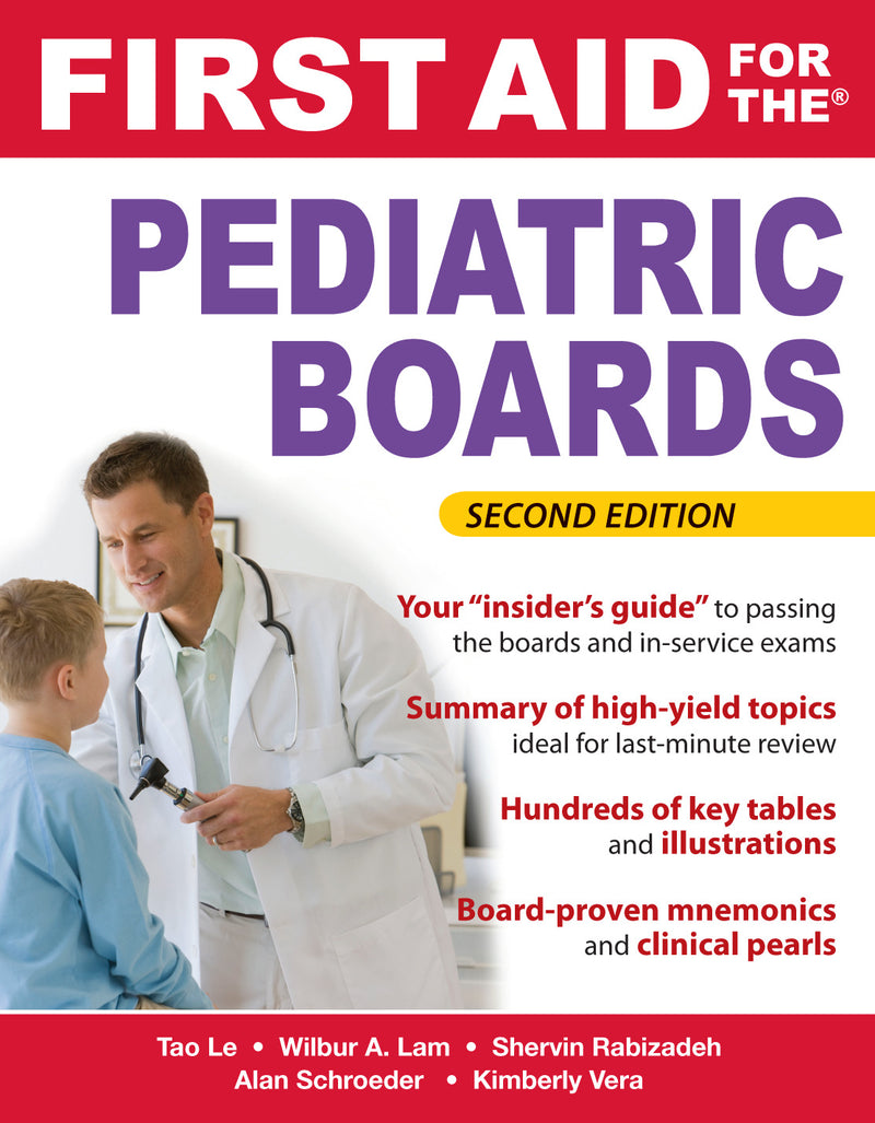 First Aid For The Pediatric Boards Second Edition 2e