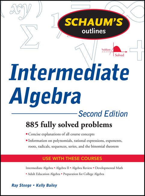 Schaums Outline Of Intermediate Algebra Second Edition 2e