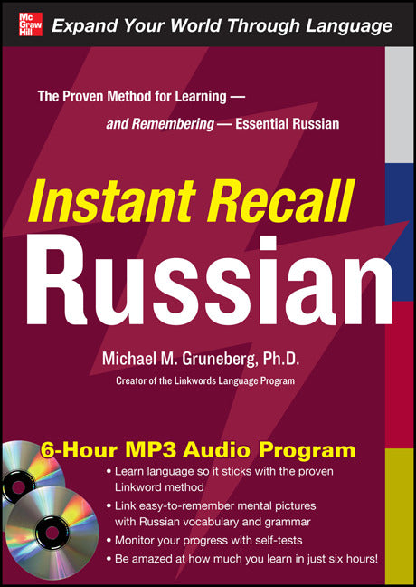 Instant Recall Russian 6 Hour Mp3 Audio Program
