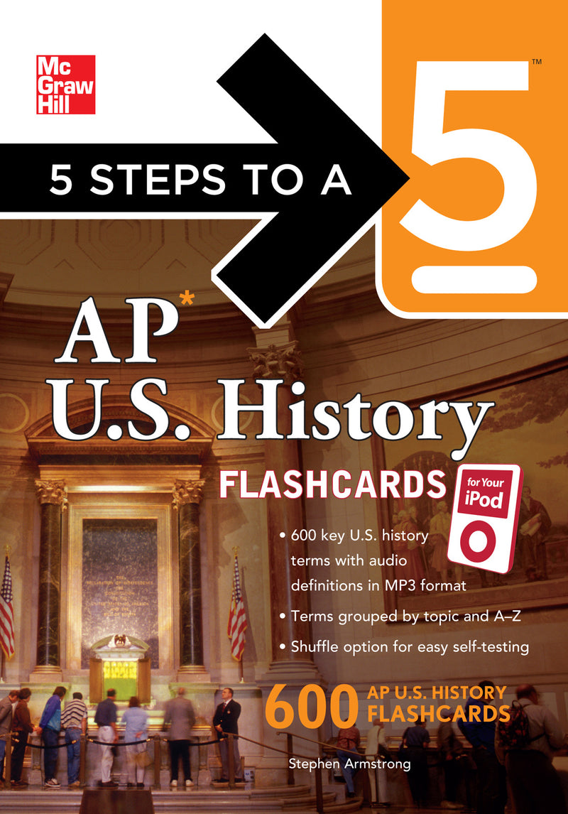 5 Steps To A 5 Ap U.s History Flashcards For Your Ipod With Mp3 Cd Rom Disk