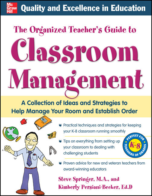 The Organized Teachers Guide To Classroom Management With Cd Rom