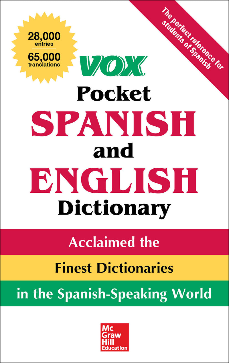 Vox Pocket Spanish English Dictionary