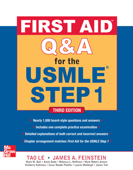 First Aid Q&A For The Usmle Step 1 Third Edition 3e