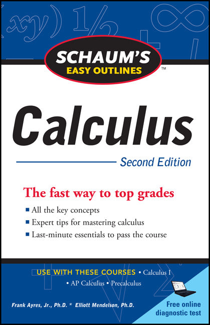 Schaums Easy Outline Of Calculus Second Edition 2e