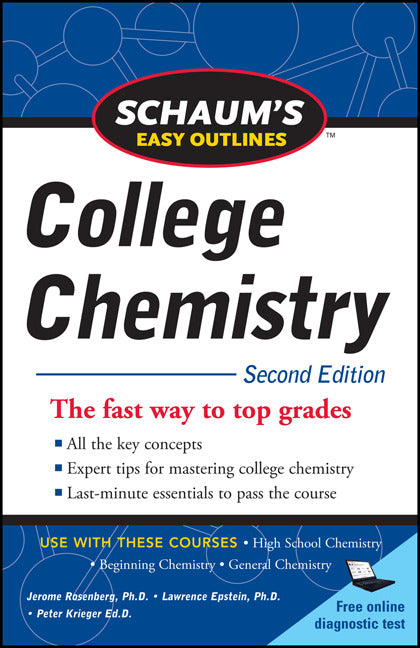 Schaums Easy Outlines Of College Chemistry Second Edition 2e