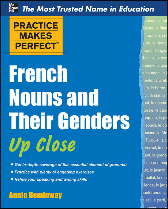Practice Makes Perfect French Nouns & Their Genders Up Close