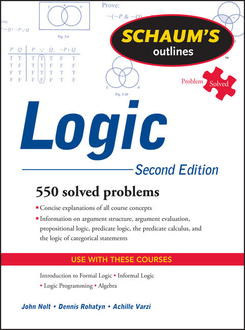 Schaums Outline Of Logic Second Edition 2e