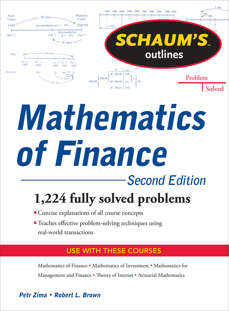 Schaums Outline Of Mathematics Of Finance Second Edition 2e