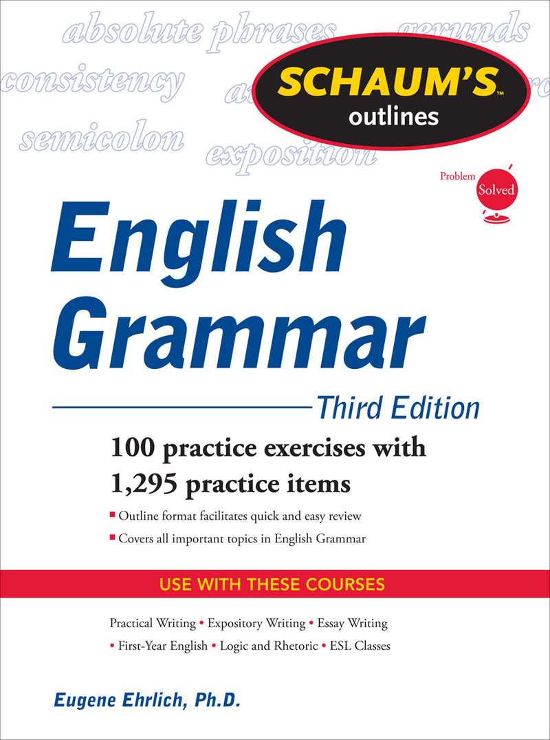 Schaums Outline Of English Grammar Third Edition 3e