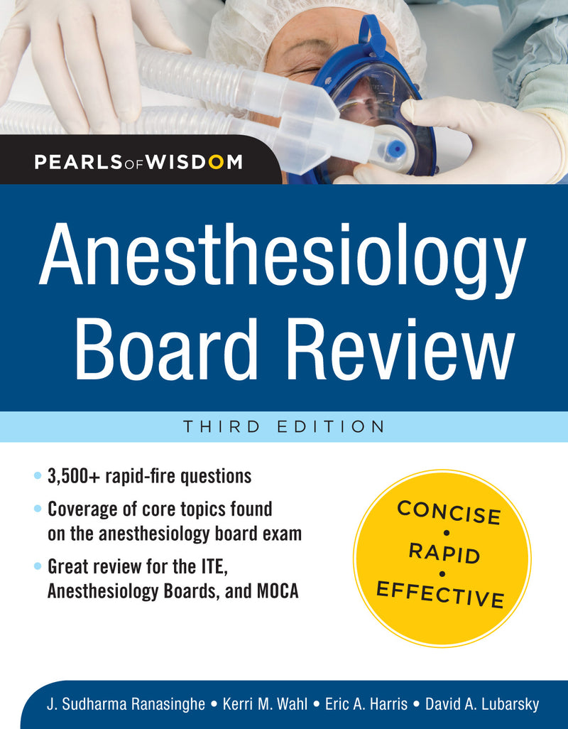 Anesthesiology Board Review Pearls Of Wisdom 3 E 3e