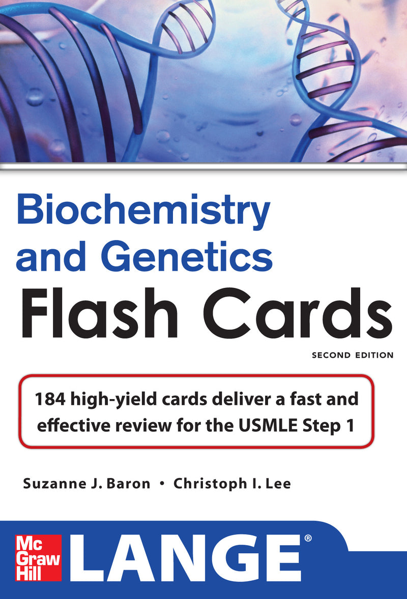 Lange Biochemistry & Genetics Flash Cards 2 E 2e