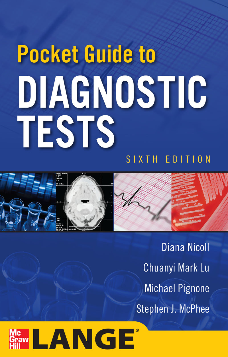 Pocket Guide To Diagnostic Tests Sixth Edition 6e