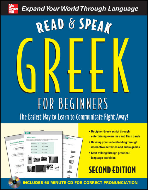 Read & Speak Greek For Beginners With Audio Cd 2nd Edition 2e