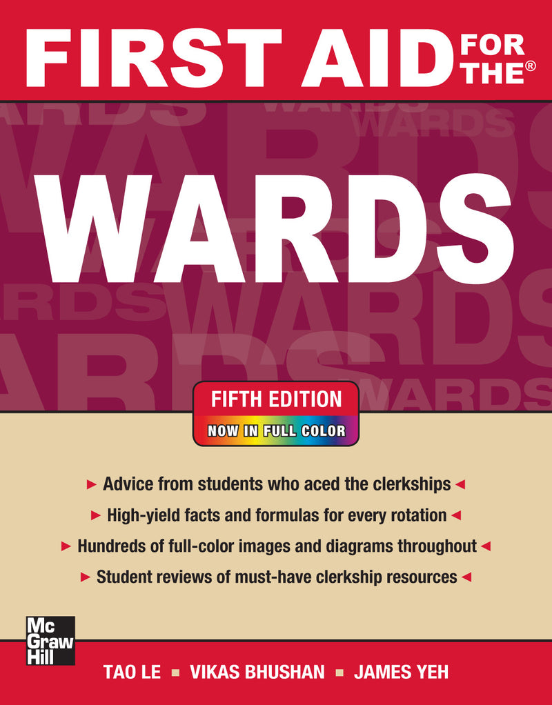 First Aid For The Wards Fifth Edition 5e
