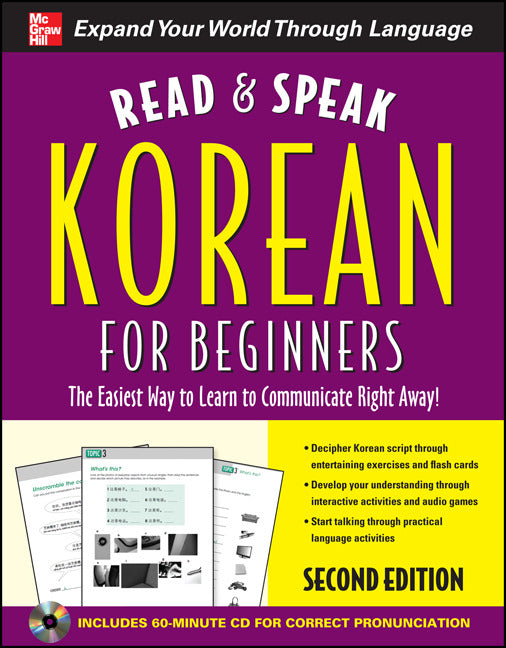 Read & Speak Korean For Beginners With Audio Cd 2nd Edition 2e