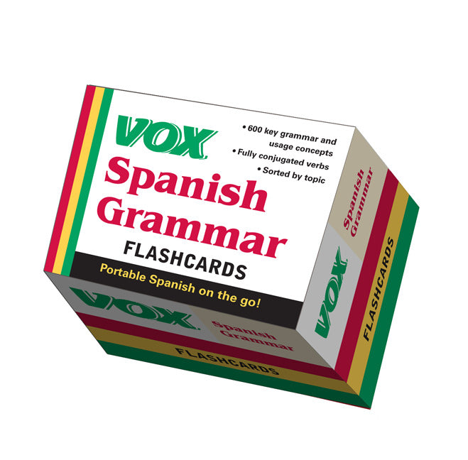 Vox Spanish Grammar Flashcards