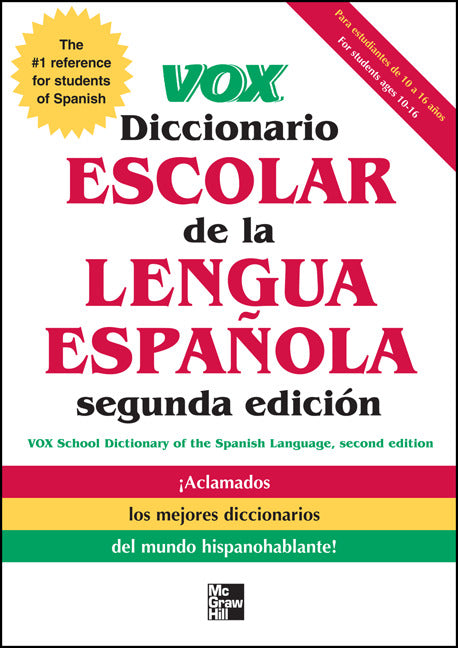 Vox Diccionario Escolar 2nd Edition 2e