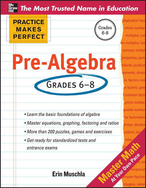 Practice Makes Perfect Pre Algebra