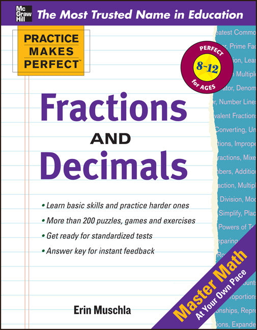 Practice Makes Perfect Fractions Decimals & Percents