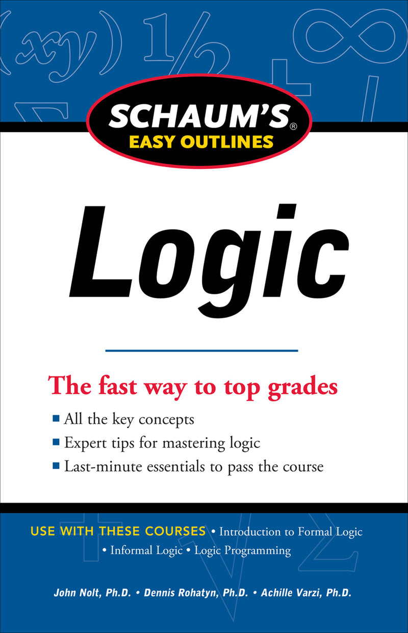 Schaums Easy Outline Of Logic Revised Edition