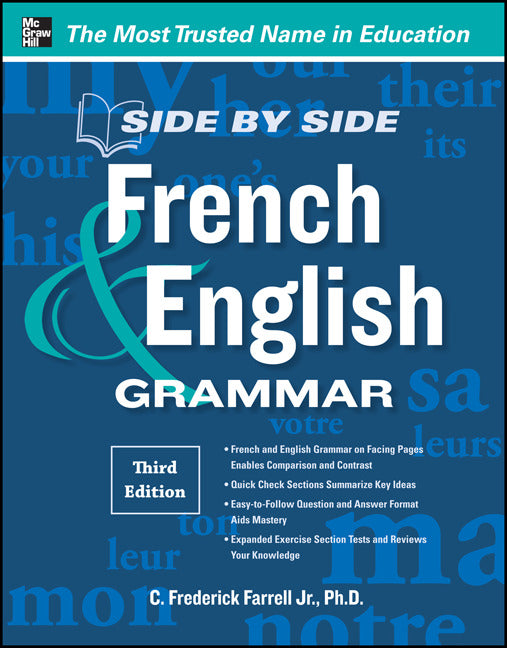 Side By Side French & English Grammar 3rd Edition 3e