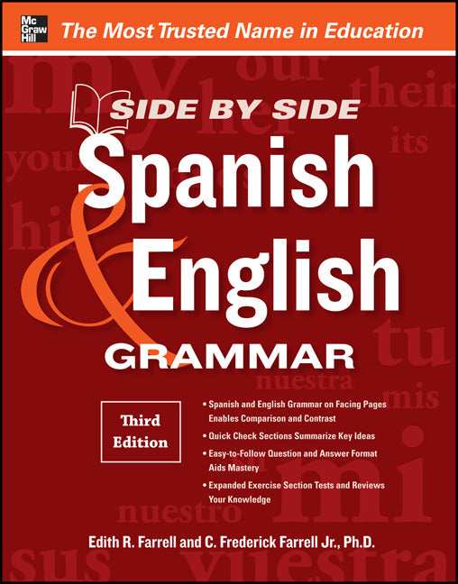 Side By Side Spanish & English Grammar 3rd Edition 3e