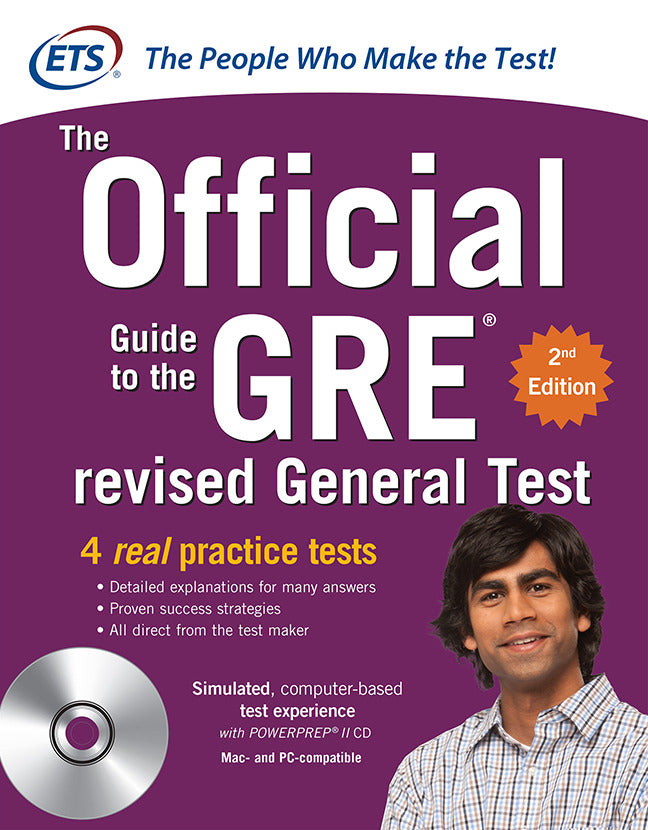 Gre The Official Guide To Revised General Test With Cd Rom Second Edition 2e