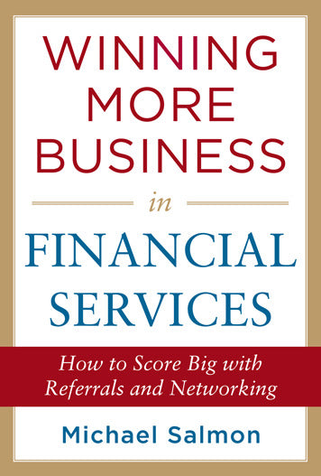 Winning More Business In Financial Services