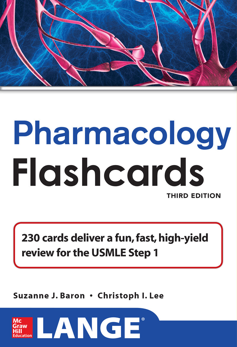 Lange Pharmacology Flash Cards Third Edition 3e