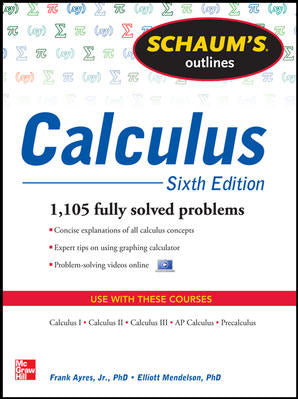 Schaums Outline Of Calculus 6th Edition 6e