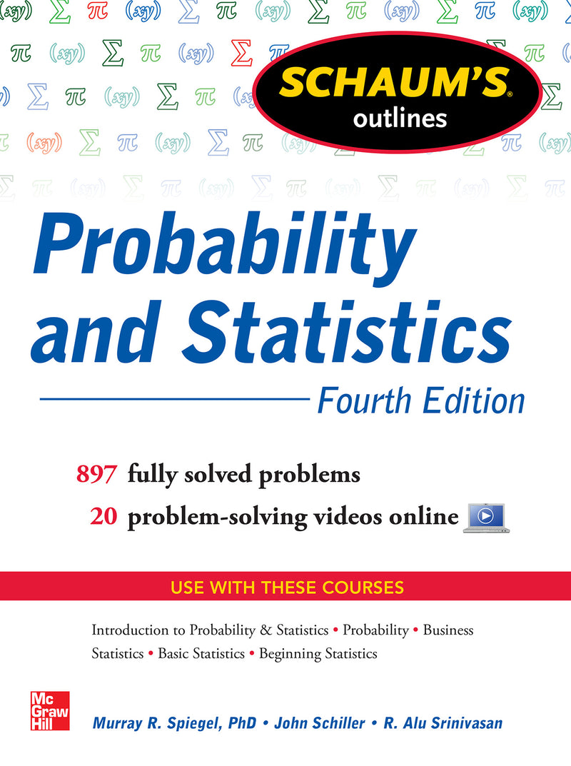 Schaums Outline Of Probability & Statistics 4th Edition 4e