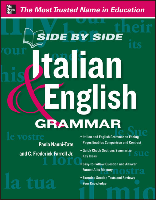 Side By Side Italian & English Grammar