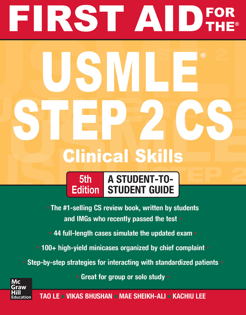 First Aid For The Usmle Step 2 Cs Fifth Edition 5e