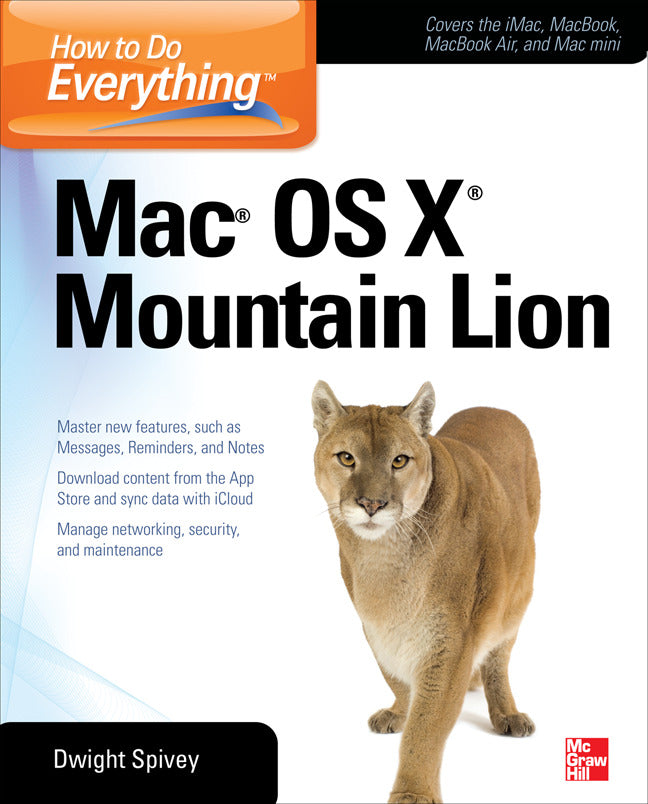 How To Do Everything Mac Os X Mountain Lion 4e