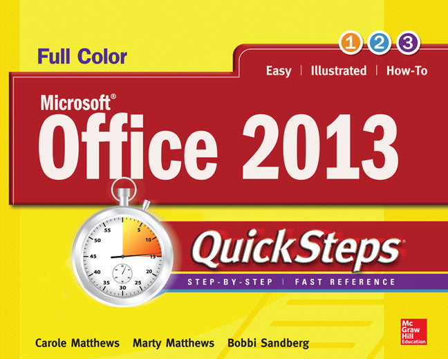 Microsoft Office 2013 Quicksteps 3e