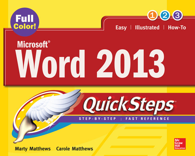 Microsoft Word 2013 Quicksteps 3e