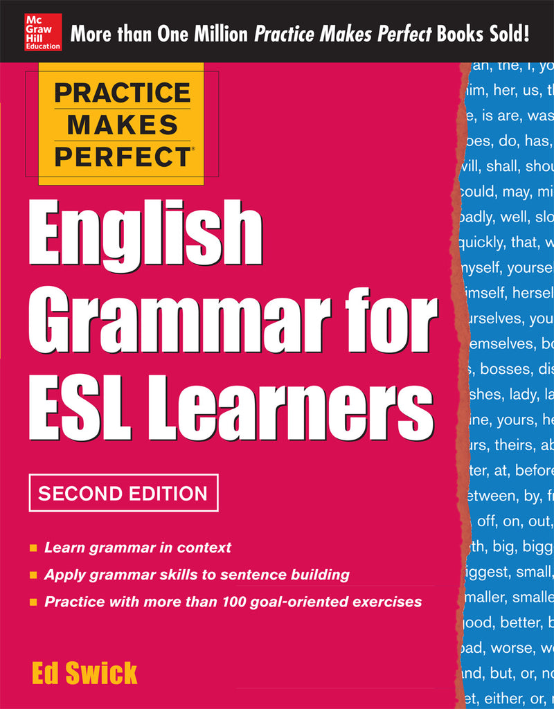 Practice Makes Perfect English Grammar For Esl Learners 2nd Edition 2e