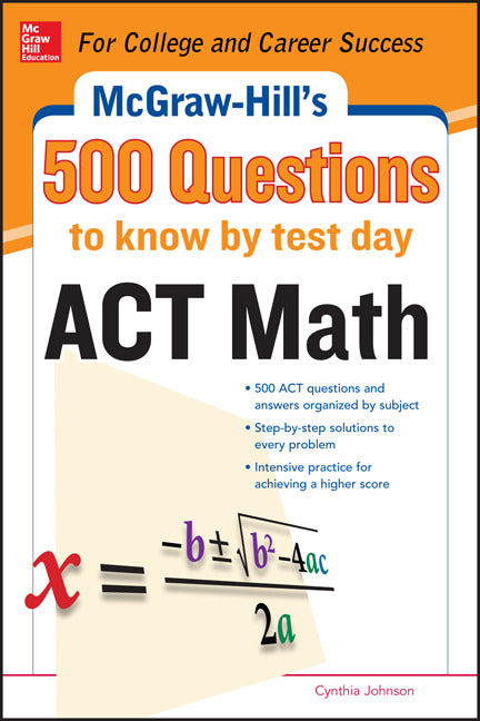 500 Act Math Questions To Know By Test Day