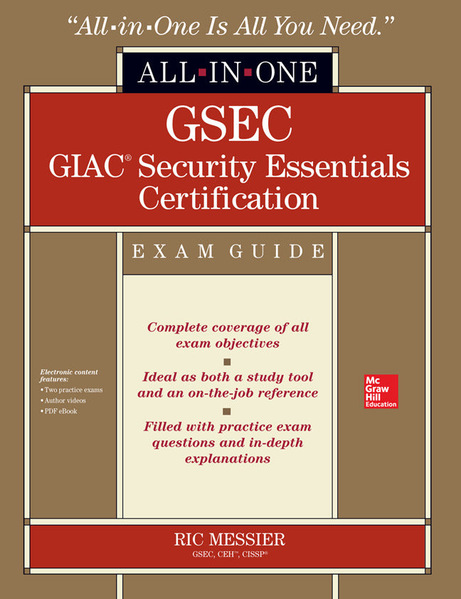Gsec Giac Security Essentials Certification All In One Exam Guide
