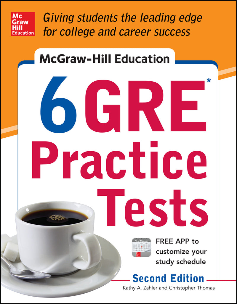 Mcgraw Hill Education 6 Gre Practice Tests 2nd Edition 2e