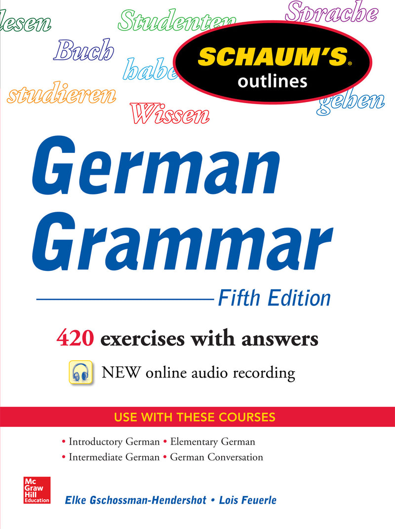 Schaums Outline Of German Grammar 5th Edition 5e