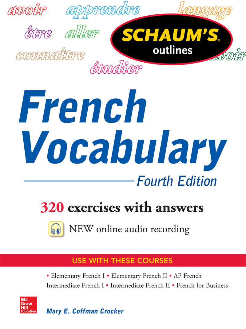 Schaums Outline Of French Vocabulary 4e