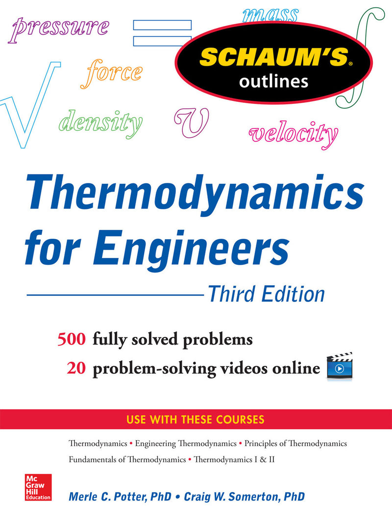 Schaums Outline Of Thermodynamics For Engineers 3rd Edition 3e